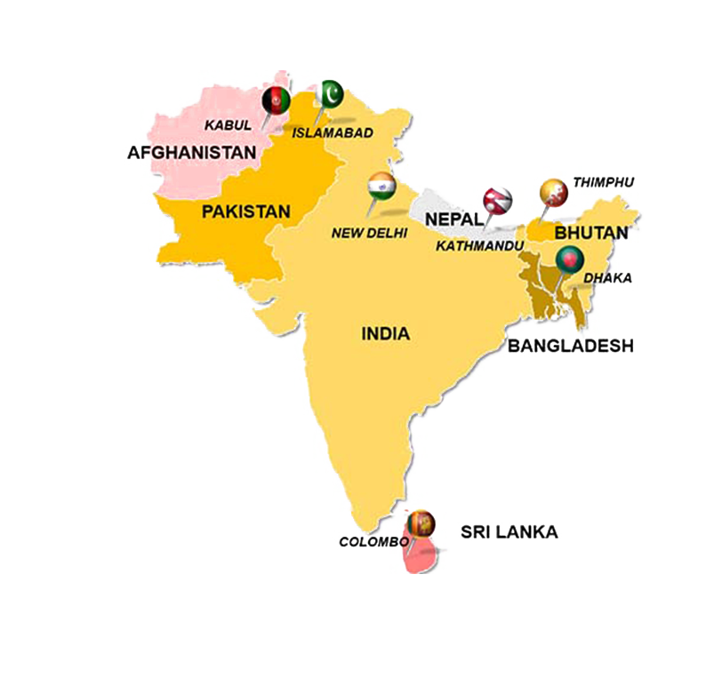 South Asia. South Asia Map. Южная Азия Азия. Southern Asia Countries.